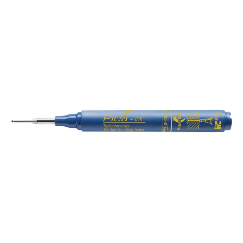 Pica Ink deep hole marker, blue