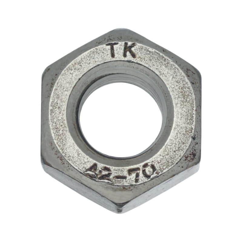Hexagonal nut, DIN 934 A2, 17 AF, M10