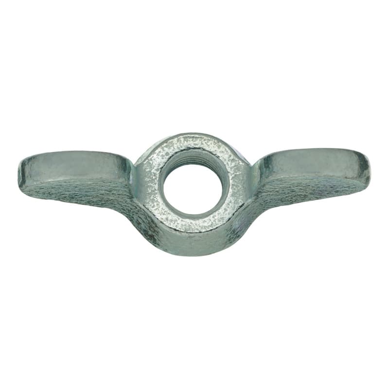 Wing nut, DIN 315, malleable iron, galvanised, M10