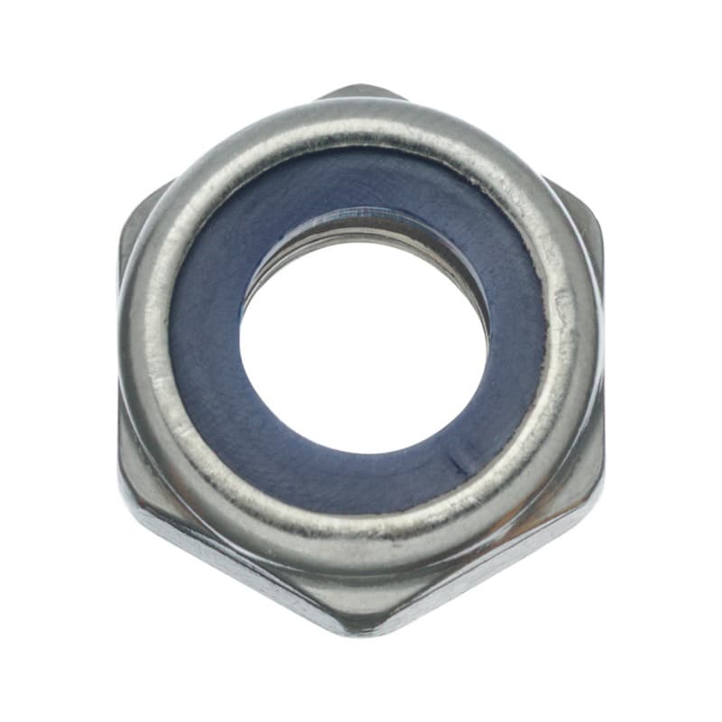 Self-locking hexagonal nut, DIN 985 A2, 17 AF, M10