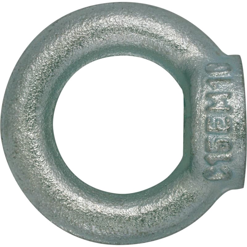 Ring nut, DIN 582-C15E, galvanised, M8