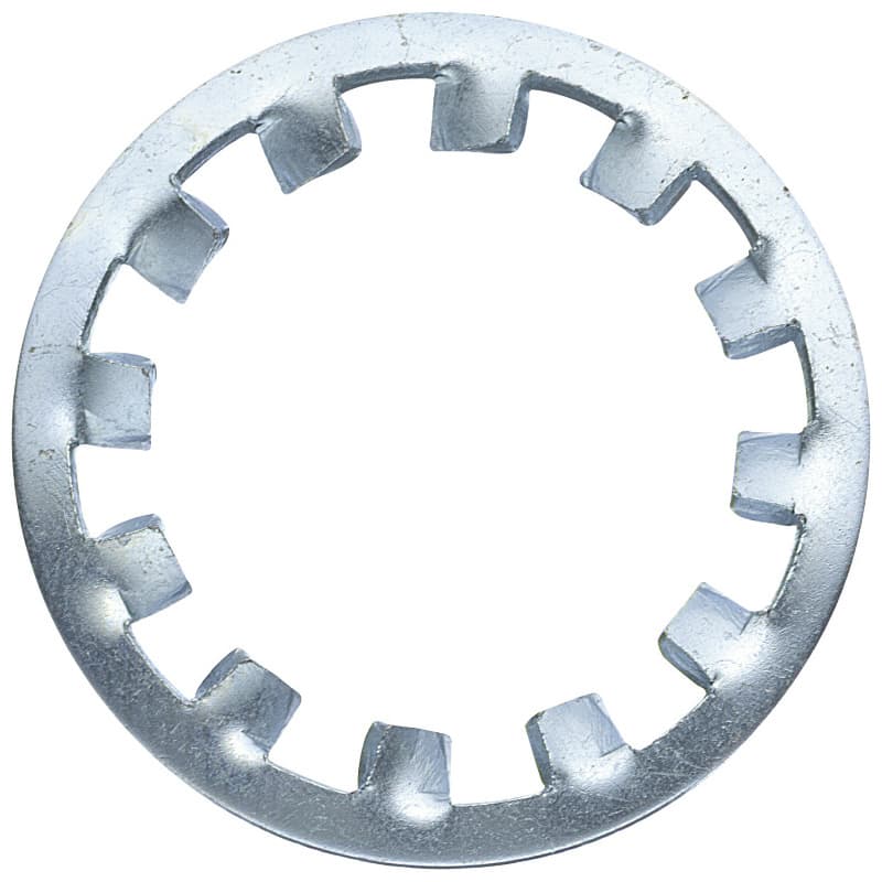 Serrated washer, DIN 6797, galvanised, type I, 10.5 mm