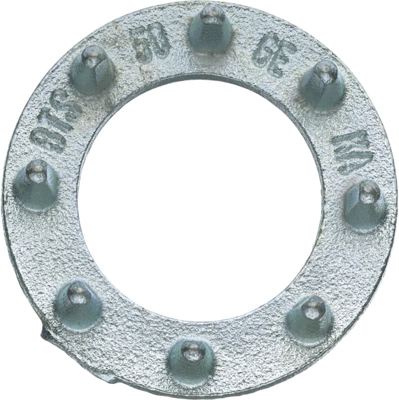 Double-sided wood connector, DIN 1052, malleable iron, galvanised, 50 mm