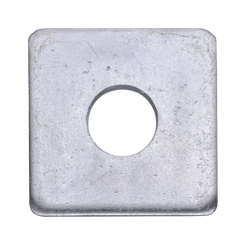 Square washer, DIN 436, galvanised, 100 HV, 11 mm