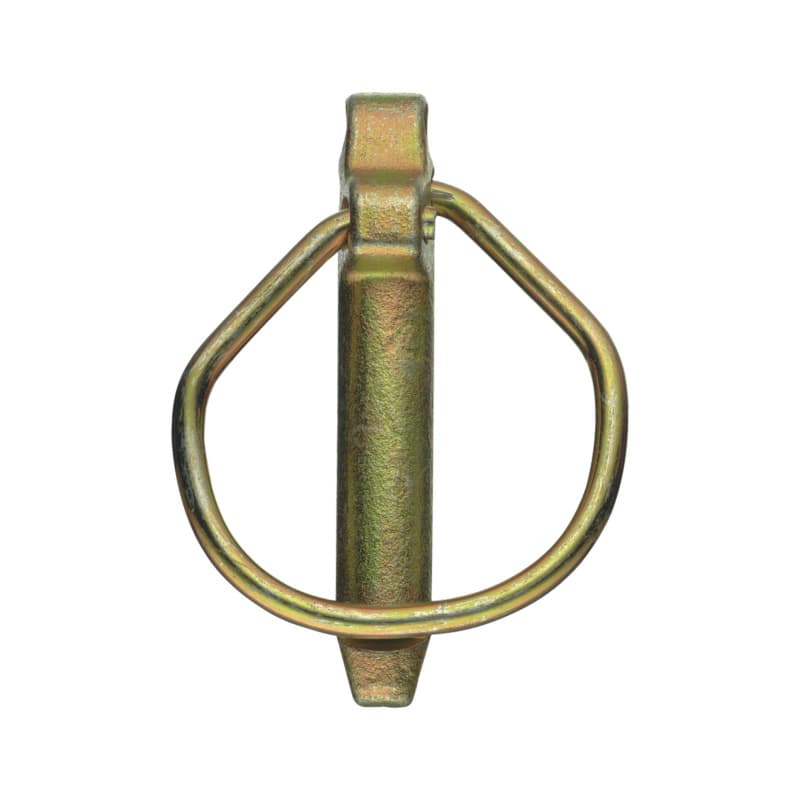 Safety linch pin, yellow thick-film passivated, 10.5 mm