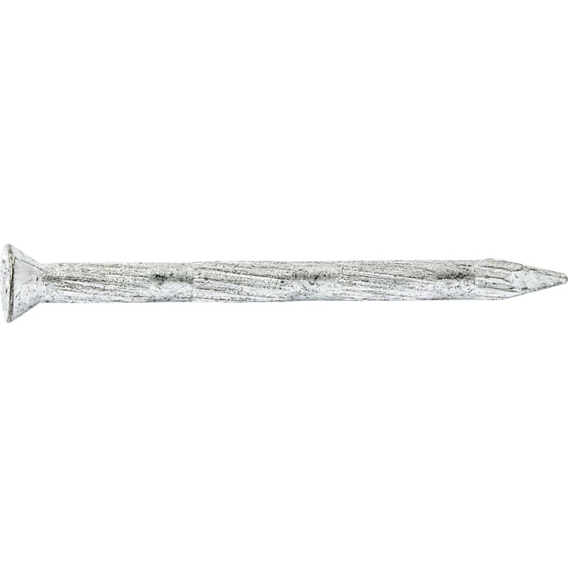 Steel nail with deep countersunk head, galvanised, 3.5 x 45