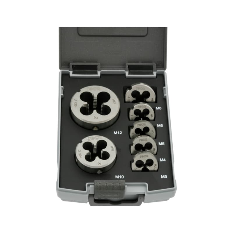 Die set, DIN 223, HSS-Co, M3–M12