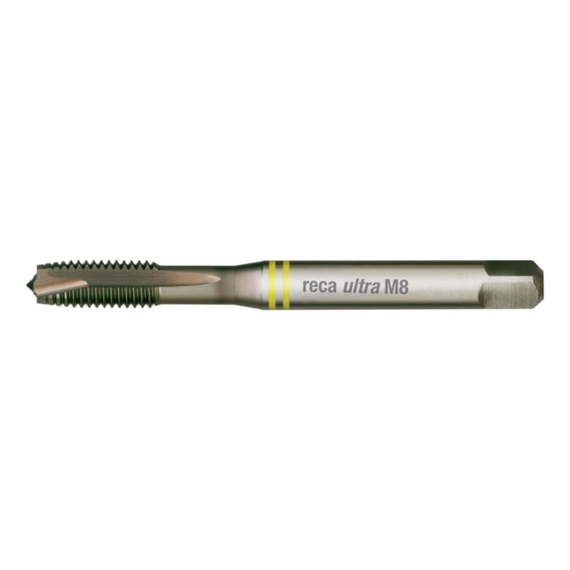 ultra machine tap, DIN 371 B, HSS-Co, yellow ring, through-hole for M3