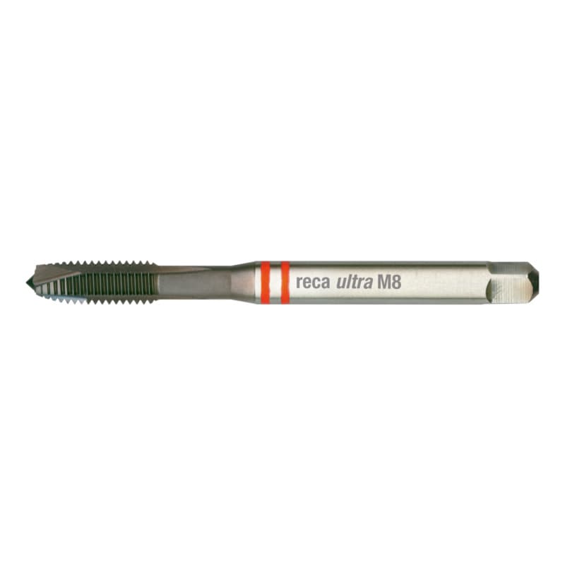 ultra machine tap, DIN 371 B, HSS-Co, red ring, through-hole for M3