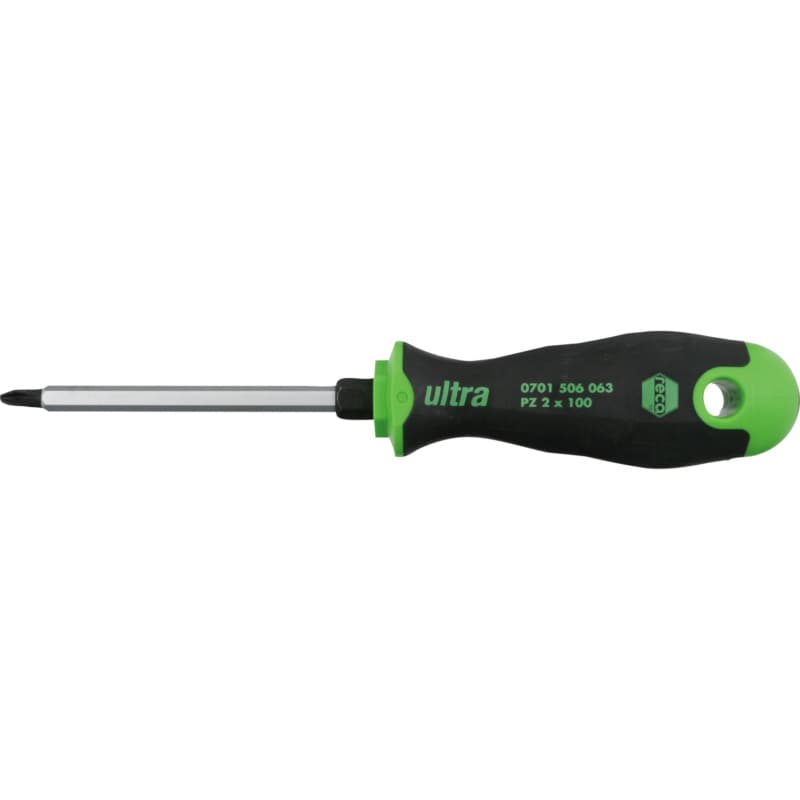 ultra screwdriver, cross slot, 3-component handle PZ 1