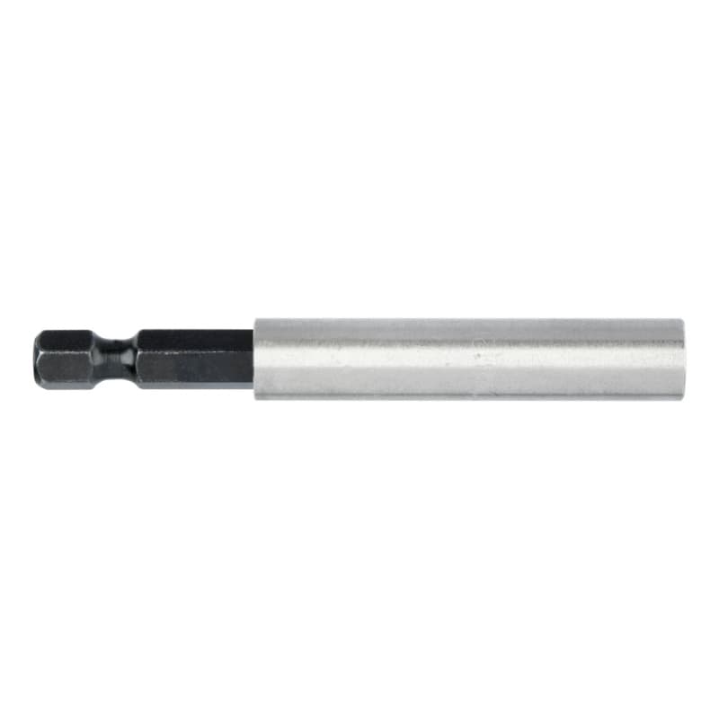 Stainless steel bit holder 1/4", E 6.3 50 mm