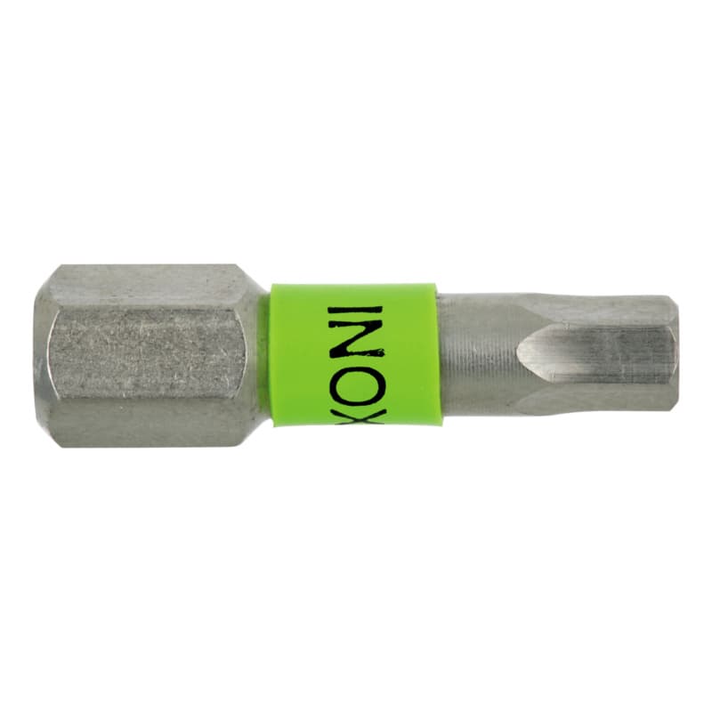 Stainless steel bit 1/4" 25 mm, hexagon socket 4 mm