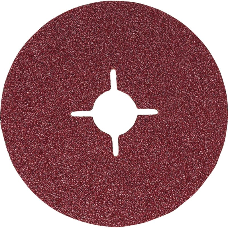 Vulcanised fibre discs, grain: 100, synthetic corundum, 115 mm