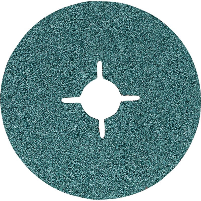 Vulcanised fibre discs, grain: 36, zirconia alumina, 115 mm