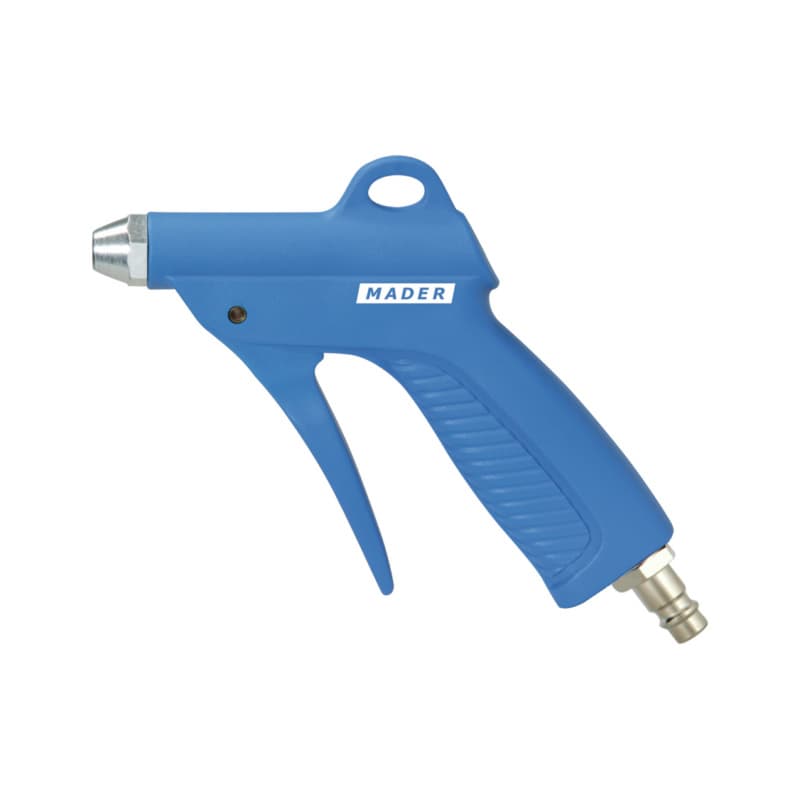 Compressed air blow-out gun short, plastic, stepless dosing