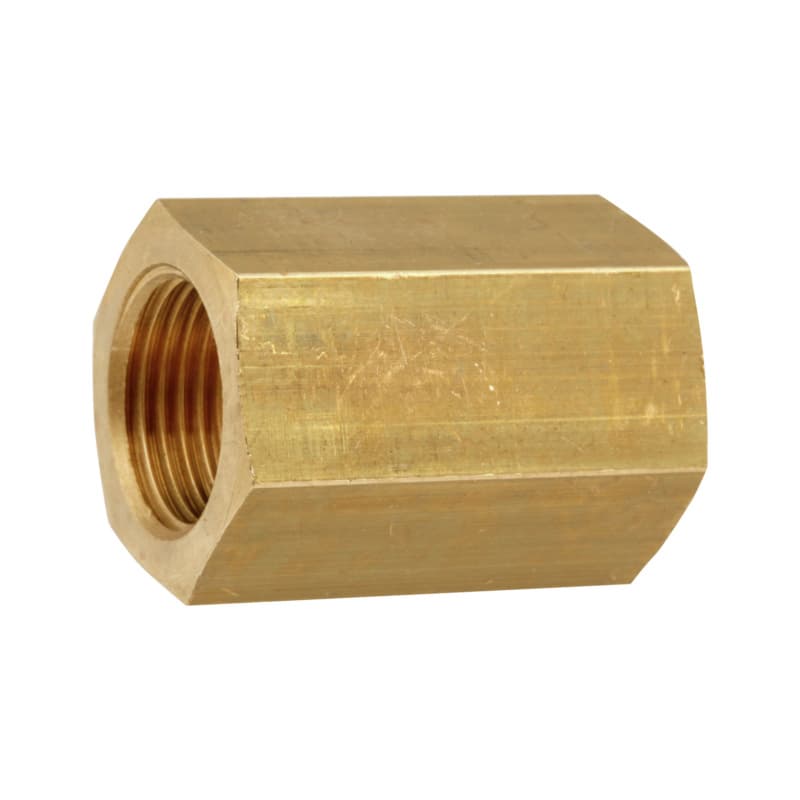 Compressed air sleeve, brass, female thread, width across flats 27 1/2"
