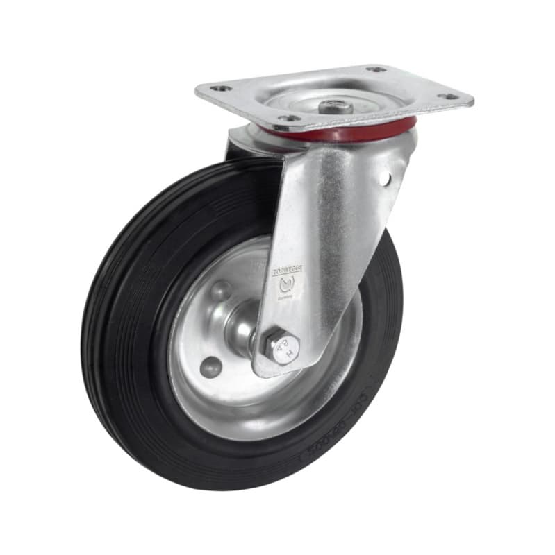 Steering roller without locking device 80 mm