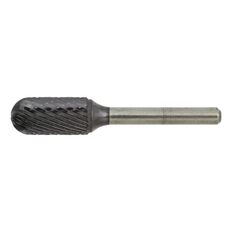 Cemented carbide milling bits, WRC, cyl. shape, TiAIN-coated, 12 x 25 x 6 mm