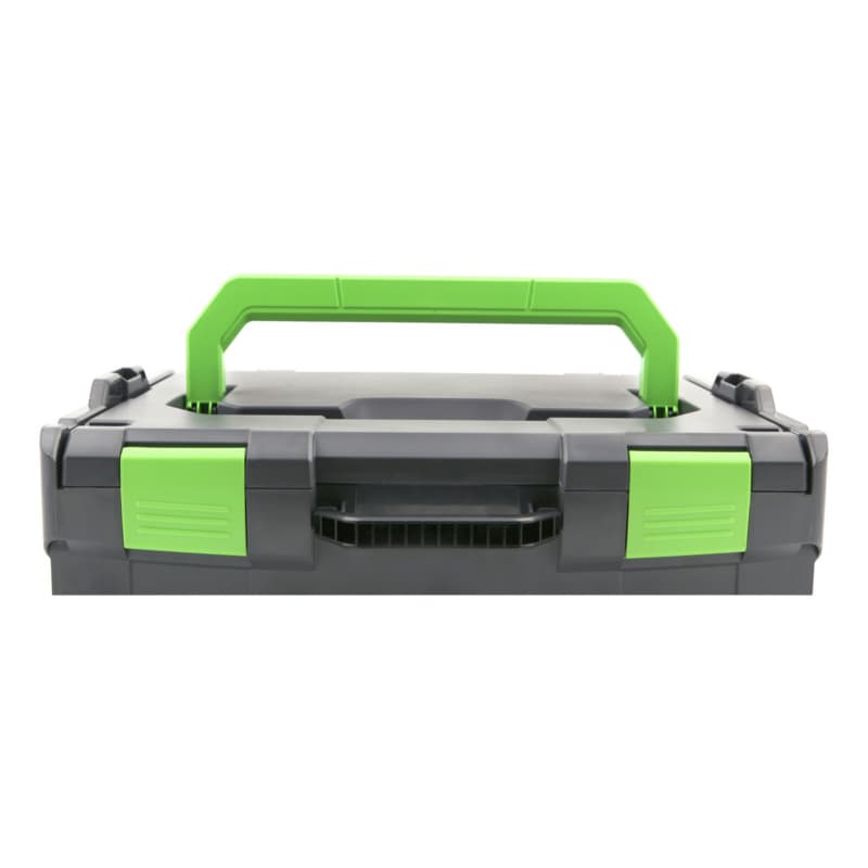 RECA Boxx 102 with front handle, plastic system case 442 x 357 x 117 m