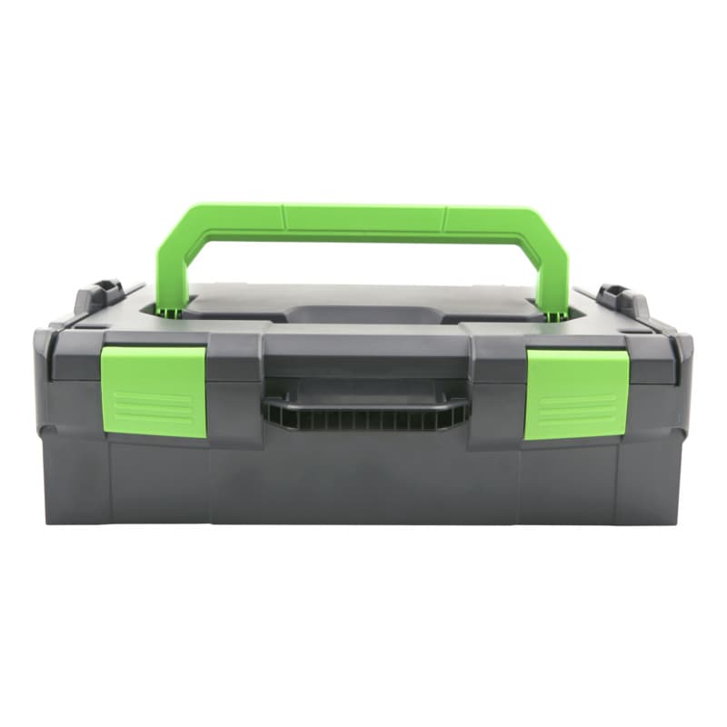 RECA Boxx 136 with front handle, plastic system case 442 x 357 x 151 mm