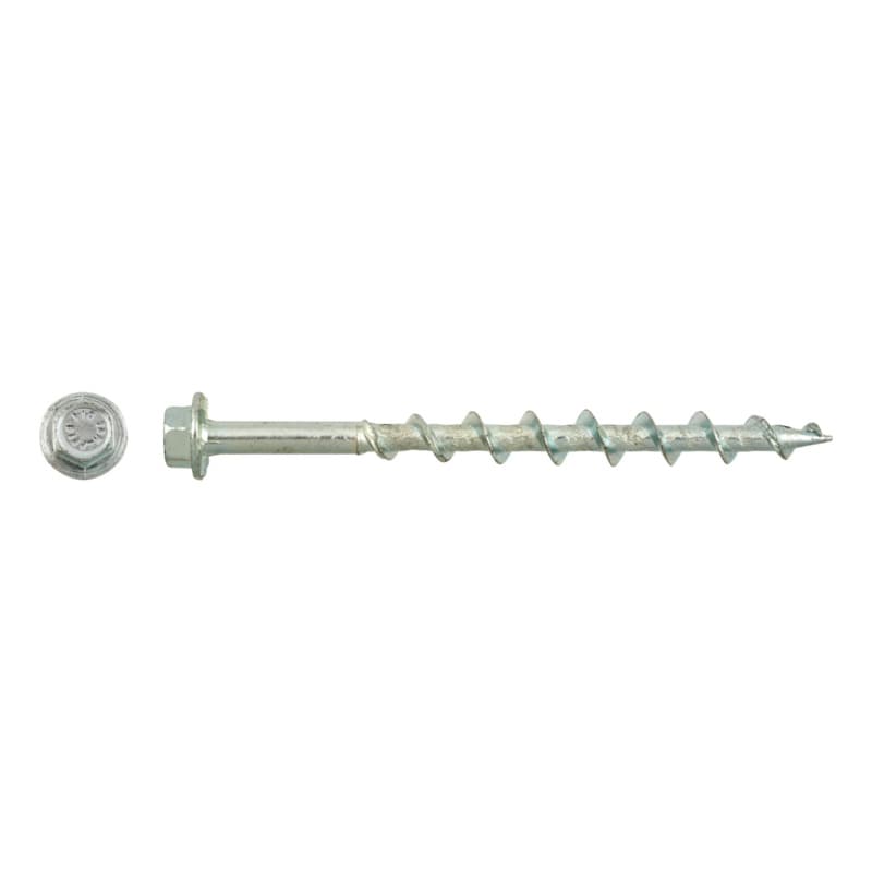 TSM-PB 10 aerated concrete screw, galvanised steel, hexagon head, AF 10 10 x 110