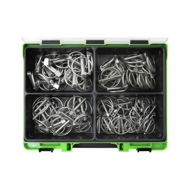 VISO linch pin assortment, zinc plated