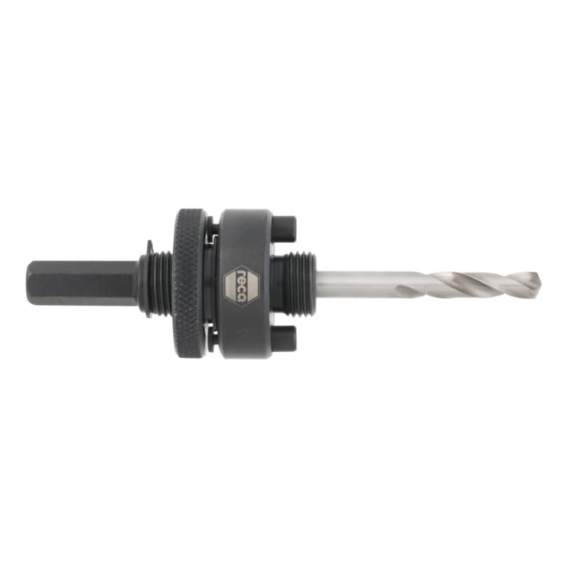 A2 mount for hole saw 32-210 mm, 9.0 mm hexagonal shank