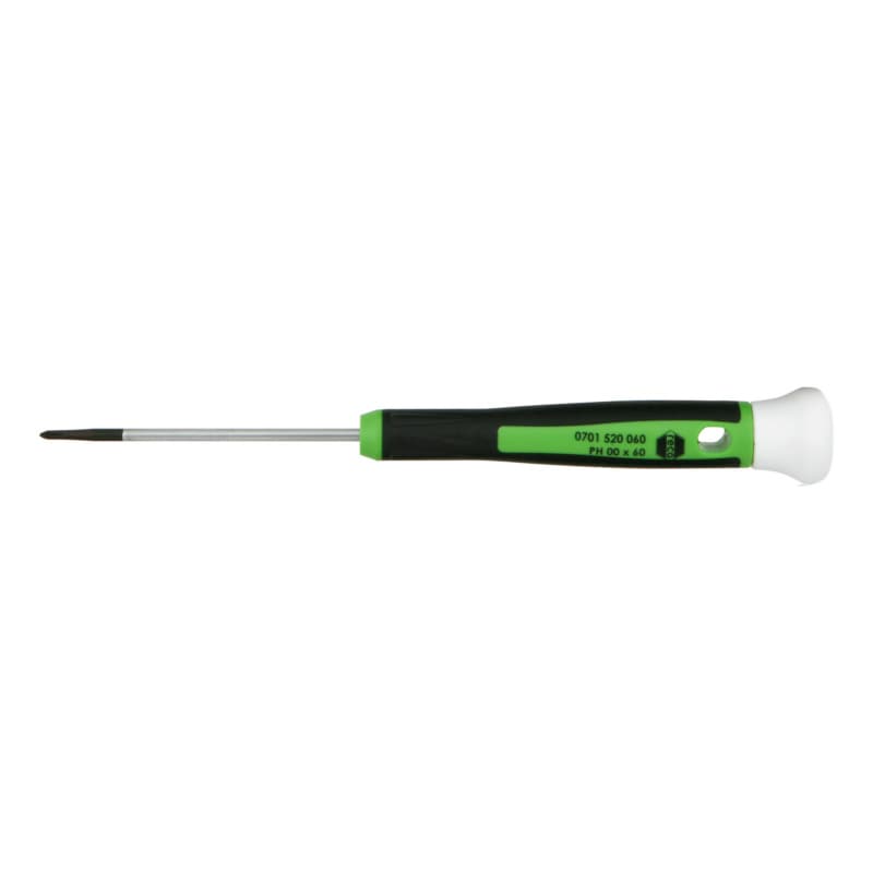RECA precision screwdriver, Phillips PH, 2-component handle, PH 00 x 60 mm