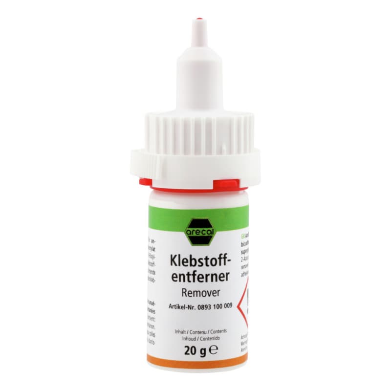 arecal adhesive remover for residual superglue adhesive, 20 g