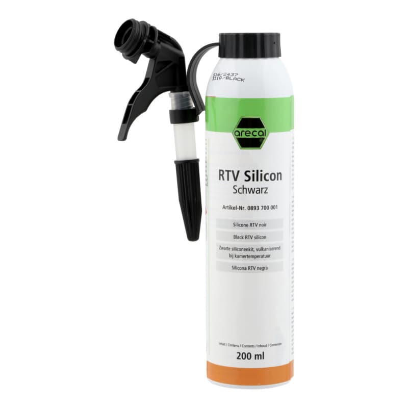 arecal RTV silicone, black, 200 ml