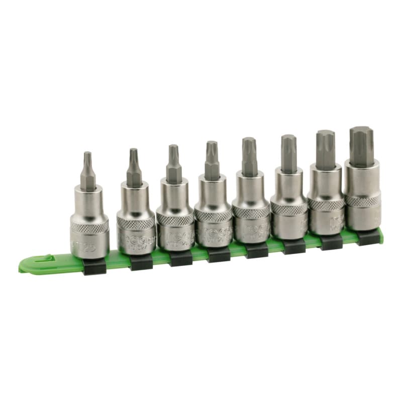 RECA socket wrench set inner TX short 1/2 inch TX socket, 8 pieces