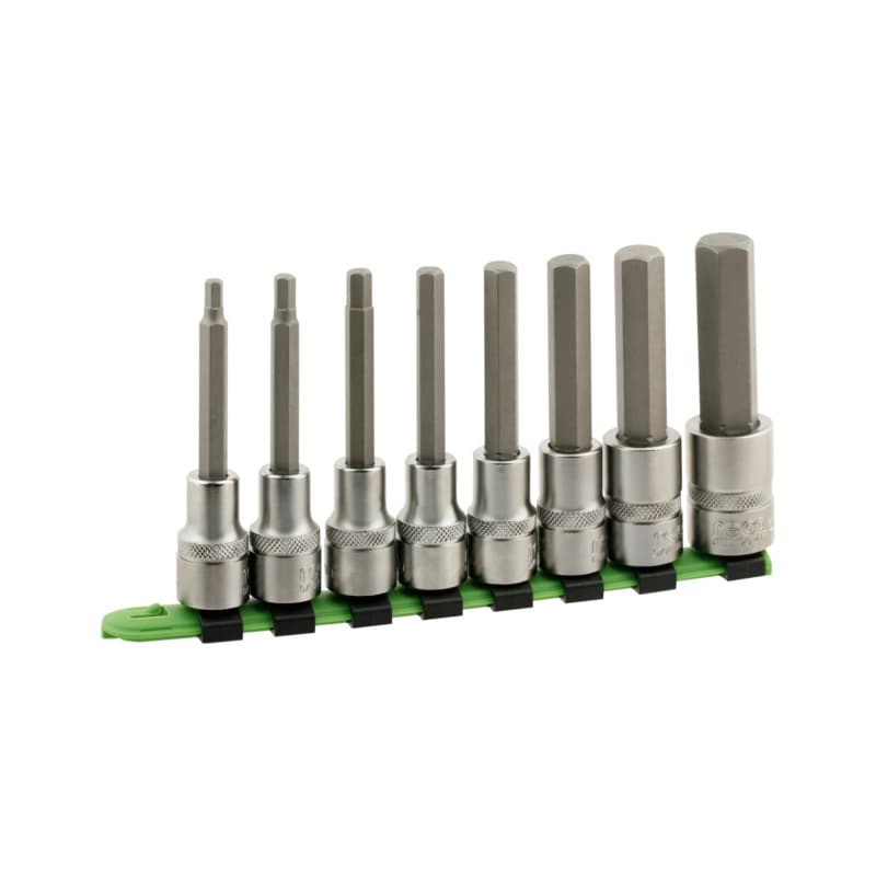 RECA 1/2" hexagon socket wrench set, long, hexagon socket, long version