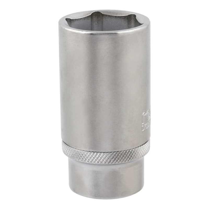RECA socket wrench insert, long 1/2", long version, width across flats 30 mm