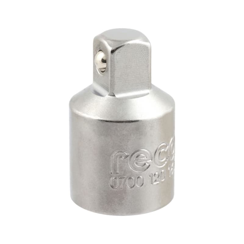 RECA 1/2" x 3/8" adapter, 1/2" square socket x 3/8" square head