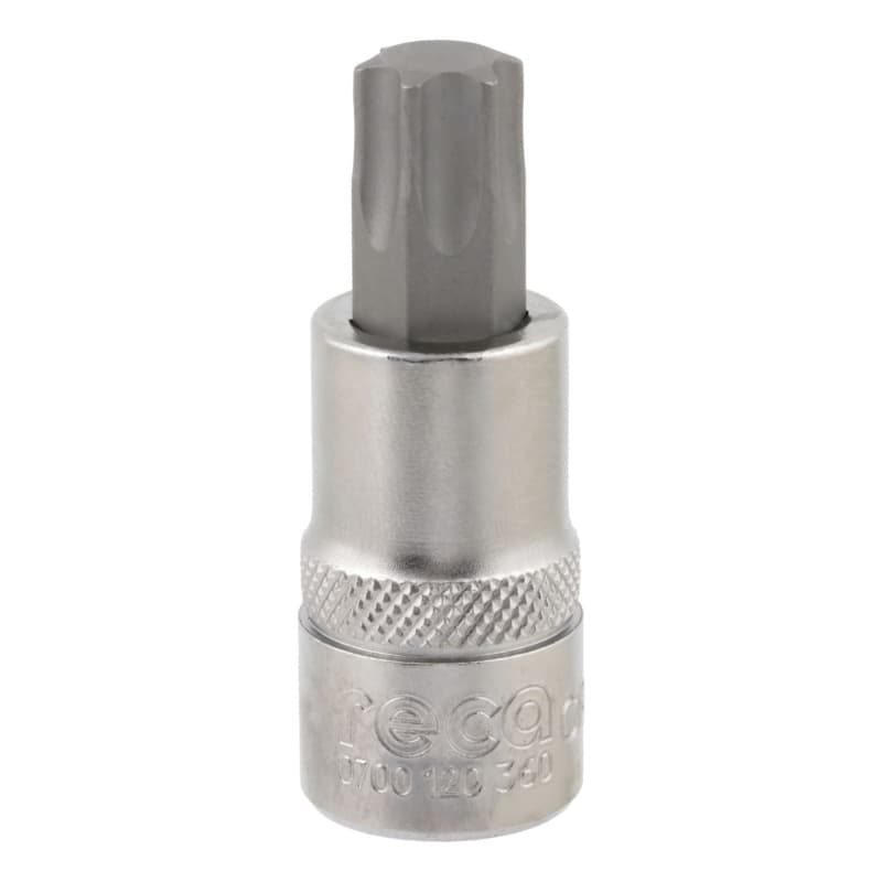 RECA 1/2" TX socket wrench insert, TX socket, 60 mm x 60 mm TX