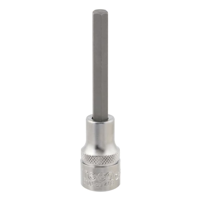 RECA 1/2" hexagon socket wrench insert, 8 mm x 100 mm hexagon socket