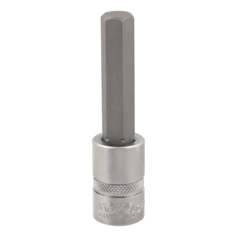 RECA 1/2" hexagon socket wrench insert, 14 mm x 100 mm hexagon socket