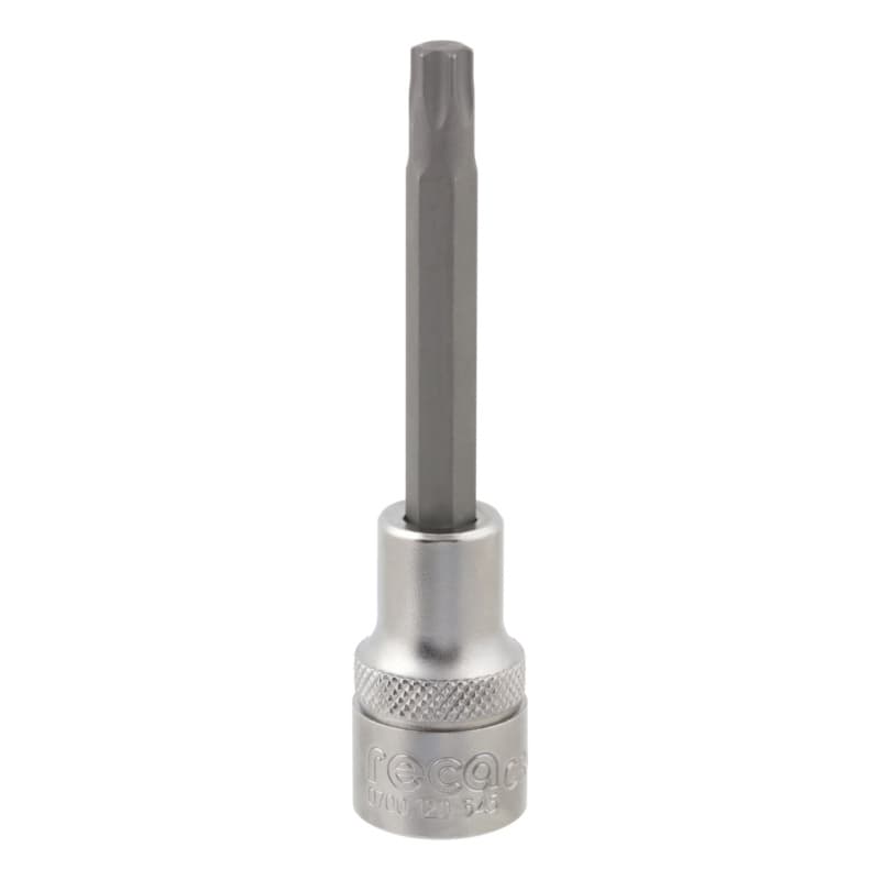 RECA 1/2" TX socket wrench insert, TX socket, long version, 45 x 100 mm TX
