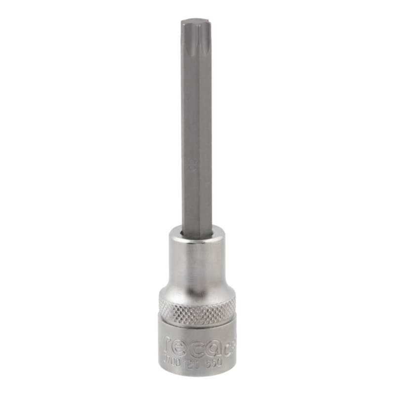 RECA 1/2" TX socket wrench insert, TX socket, long version, 50 x 100 mm TX