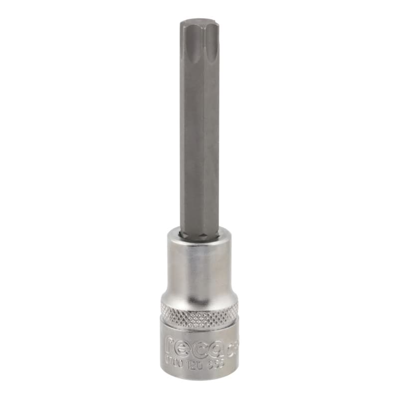 RECA 1/2" TX socket wrench insert, TX socket, long version, 55 x 100 mm TX