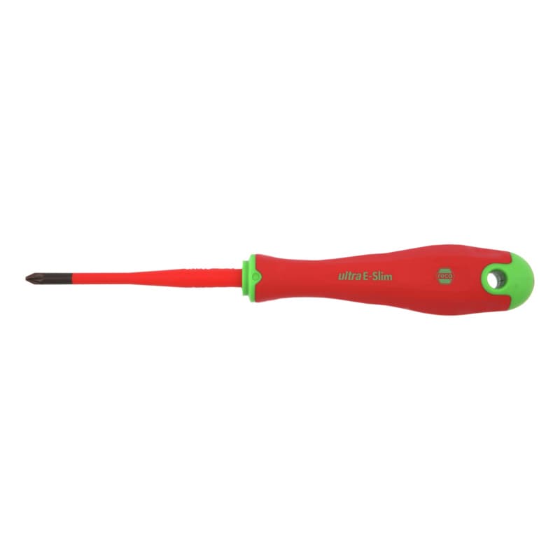 RECA ultra E-Slim VDE screwdriver, recessed head, 3-component handle PZ 1