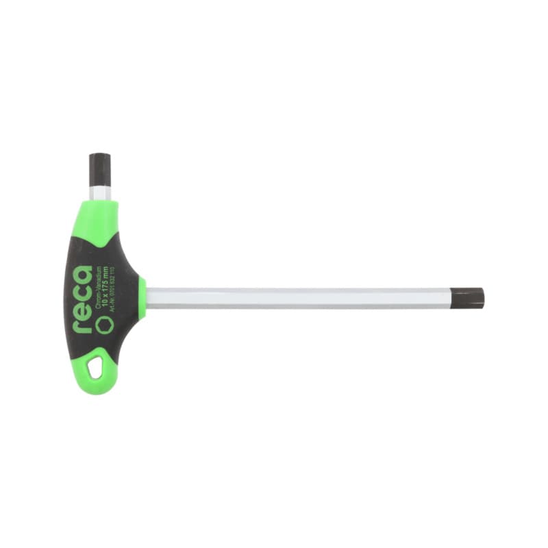 RECA 2C T-handle hex socket wrench, 2-component handle, 10.0 x 200 mm hex socket