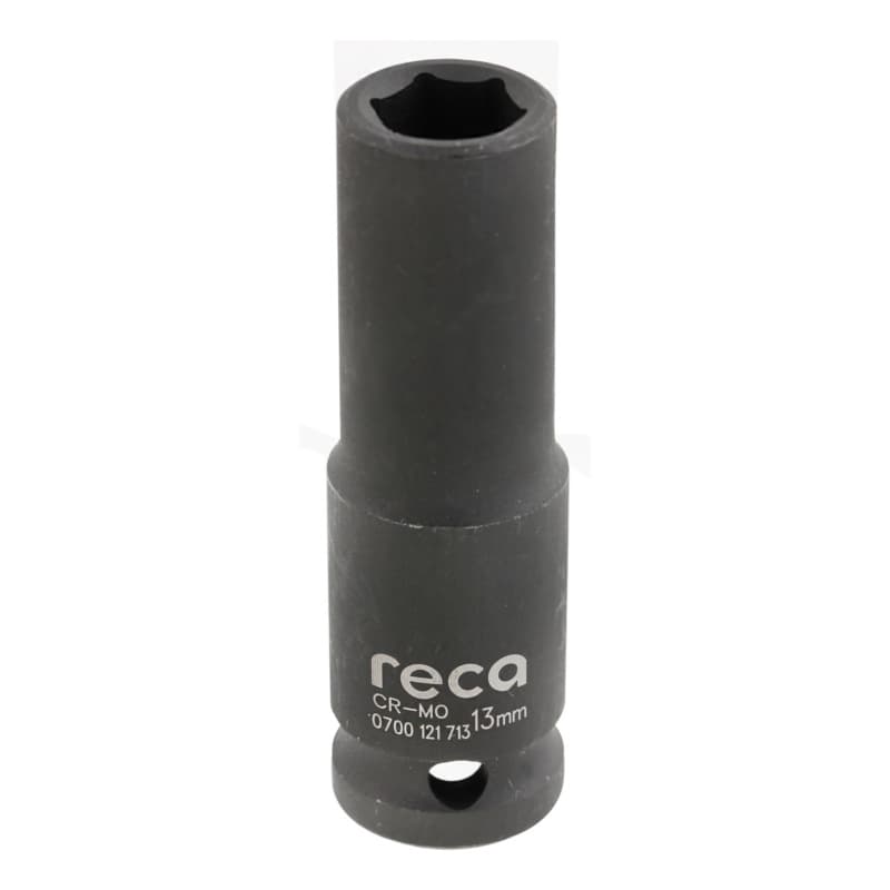 Impact socket wrench insert 1/2 inch DIN 3129 hexagon, long 10 mm