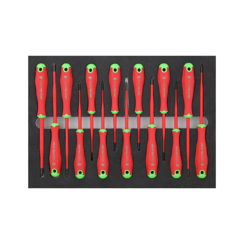RECA inlay, ultra E-Slim VDE TX/PH/PZ/SL empty, screwdriver, 283x396 mm