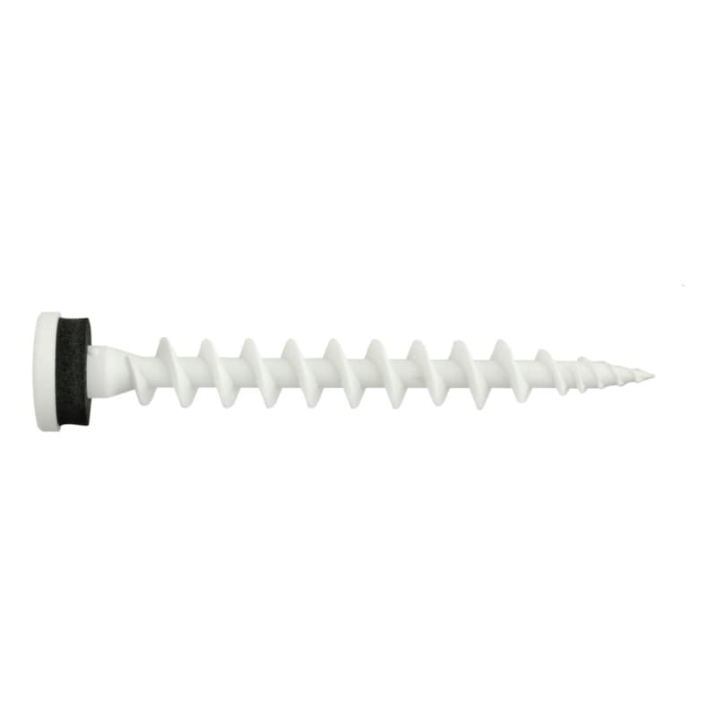 IPS insulated panel screw Signal white, RAL 9003, TX 25 80 mm