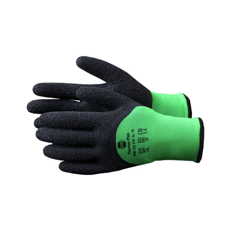 RECA Thermo Plus winter glove, EN 388/EN 511, 3/4 latex coating, size 8