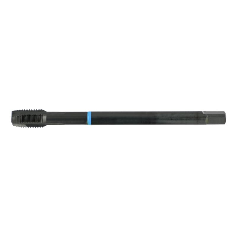 Machine tap, DIN 374 B, HSS-Co, blue ring, fine thread, M6 x 0.75