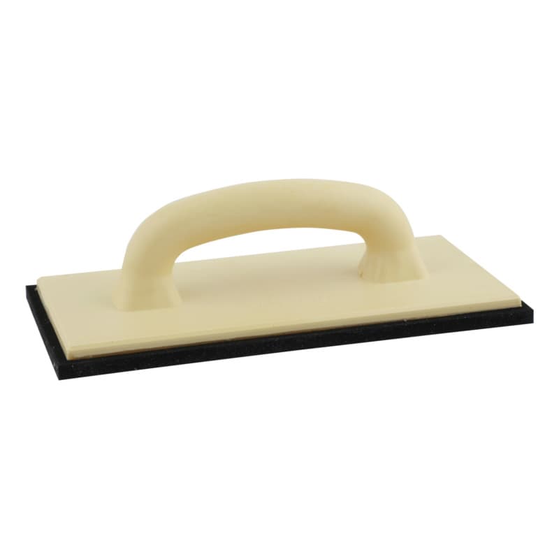 PU float with 10 mm cellular rubber pad, 140x280 mm