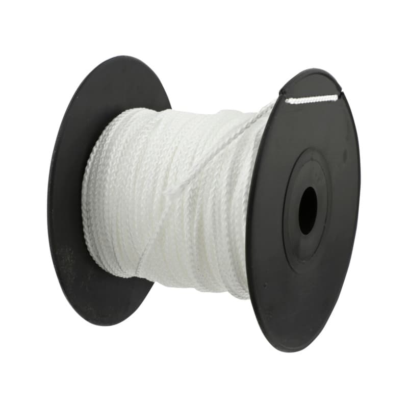 White polypropylene bricklayer cord, 1.7 mm thick, 50 m long