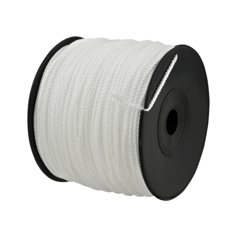 White polypropylene bricklayer cord, 2.0 mm thick, 100 m long